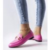 Ružové mokasíny s prackou Philip V7-P2479-1 PINK 38 - GM (Veľkosť 38)