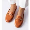 Hnedé ozdobné mokasíny Lejeune B2060 CAMEL 38 - GM (Veľkosť 38)