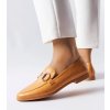 Jomphe hnedé mokasíny na plochom podpätku FM2021-7 CAMEL 38 - GM (Veľkosť 38)
