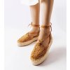 Dámske topánky espadrilky hnedé kód M512 - GM M512 CAMEL 38 - GM (Veľkosť 38)