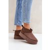 Dámske snehule  hnedé kód obuvi 6431 BROWN (Veľkosť 38)