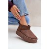 Dámske snehule  hnedé kód obuvi 6431 BROWN (Veľkosť 38)