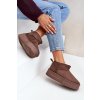 Dámske snehule  hnedé kód obuvi 6431 BROWN (Veľkosť 38)