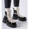 Čierne workery s ozdobným jazykom Perugia 9521 BLACK (Veľkosť 39)