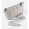 biele prešívaná kabelka s reťazcom Laas TR-3 WHITE UNIV - GM (Veľkosť Uni)