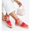 Hnedé espadrilky s ozdobou Aydan 7792 RED 38 - GM (Veľkosť 38)