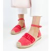 Hnedé espadrilky s ozdobou Aydan 7792 RED 38 - GM (Veľkosť 38)