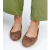 Dámske baleríny hnedé kód T5102 - GM T5102 KHAKI 38 - GM (Veľkosť 38)