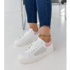 Dámske topánky tenisky biele kód DF717 - GM DF717 ROSA 38 - GM (Veľkosť 38)