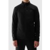 Pánska mikina Polar 4F s kapucňou a zipsom, čierna, polyester, kód produktu 4FAW23TFLEM123-20S
