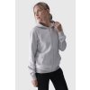 Dámská Mikina S Kapucí Rozepínací Bavlněná 4F Šedá 4FWMM00TSWSF1467-27M (Veľkosť XS)