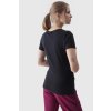 Dámské Hladké Tričko S Logem Černé 4F 4FWMM00TTSHF1845-20S (Veľkosť S)