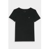 Dámské Hladké Tričko S Logem Černé 4F 4FWMM00TTSHF1845-20S (Veľkosť S)