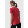 Ružové dámske bavlnené tričko s logom 4F F1845-62S