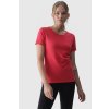 Ružové dámske bavlnené tričko s logom 4F F1845-62S