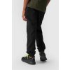 Chlapecké jogger kalhoty casual hladké 4f 4fjwmm00ttrom0812-20s čierne / (Veľkosť 122)