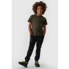 Chlapecké jogger kalhoty casual hladké 4f 4fjwmm00ttrom0812-20s čierne / (Veľkosť 122)
