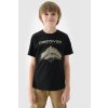 Tričko s potiskem pro chlapce 4F Černé 4FJWAW24TTSHM1553-20S (Veľkosť 122)