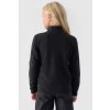 Dívčí fleece s límcem Slim 4F Černý 4FJWMM00TFLEF261-20S (Veľkosť 128)