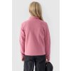 Dívčí fleece s límcem Slim 4F Růžový 4FJWMM00TFLEF261-56S (Veľkosť 152)