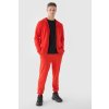 Pánske červené tepláky joggery z bavlny s kódovým označením M0942-60S