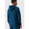 Pánska modrá mikina na zips s kapucňou 4F M1256-46S