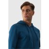 Pánska modrá mikina na zips s kapucňou 4F M1256-46S