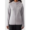 Šedá dámska mikina s kapucňou Polar 4F s technológiou 4FWarm, zips YKK, kód produktu F291-25S