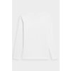 Hladké Tričko S Dlouhým Rukávem Longsleeve 4F Bílá 4FWMM00TLONF376-10S (Veľkosť 2XL)