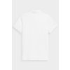 Pánske biele polo tričko s logom 4F z bavlny, kód produktu M316-10S