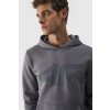 Pánská Mikina Nepřepínací S Kapucí 4FWMM00TSWSM1464-25S Šedá (Veľkosť 3XL)
