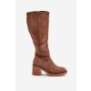 Dámske čižmy  hnedé kód obuvi RMR2460-22 BRĄZ (Veľkosť 36)