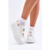 Dámské tenisky s kroužky bílé Bralinea (Veľkosť 40)