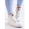 Dámské vysoké tenisky Cross Jeans JJ2R4056C Bílé (Veľkosť 38)
