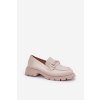 Klasické Dámské Mokasíny Z Eko Kůže Béžové Savethira (Veľkosť 39)