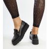 Čierne dámske topánky na platforme, kód: YL167 BLACK