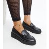 Čierne dámske topánky na platforme, kód: YL167 BLACK