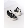 Dámske čierne športové tenisky z textilu LY083