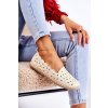 Dámske textilné balerínky béžovej farby, kód 20TX02-2417 BEIGE