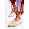 Dámske textilné balerínky béžovej farby, kód 20TX02-2417 BEIGE