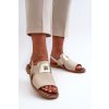 Zazoo 40385 Dámské Kožené Sandály Beige (Veľkosť 36)