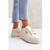 Stylové tenisky na masivní platformě světle béžové Vallexia (Veľkosť 39)