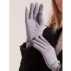 Dámske Rukavice farba Sivá kód AT-RK-6203.10 (Farba Sivá, Veľkosť M/L)