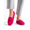 Červené dámske mokasíny na nízkej podrážke Goodin kod CCC -1- GD-FL676R (Veľkosť 36)