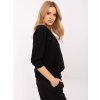 Dámska blúzka s podtlačou čierna RV-BZ-A264.21