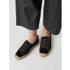 Čierne dámske mokasíny z eko kože na bežný deň, kód A650-ESP-1