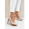 Dámské lodičky na sloupku Sergio Leone Nude Perła Campbell (Veľkosť 39)