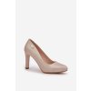 Dámské lodičky na sloupku Sergio Leone Nude Perła Campbell (Veľkosť 39)