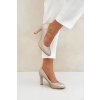 Dámské lodičky na sloupku Sergio Leone Nude Perła Campbell (Veľkosť 39)