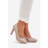 Dámské lodičky na sloupku Sergio Leone Nude Perła Campbell (Veľkosť 39)